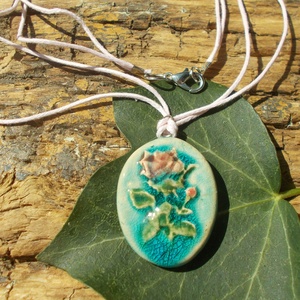 Virágos nyaklánc - ékszer - nyaklánc - medálos nyaklánc - Meska.hu