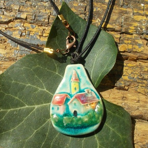 Virágos nyaklánc - ékszer - nyaklánc - medálos nyaklánc - Meska.hu