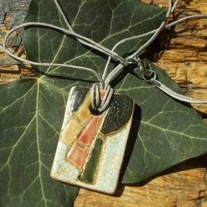 Színes nyaklánc - ékszer - nyaklánc - medálos nyaklánc - Meska.hu