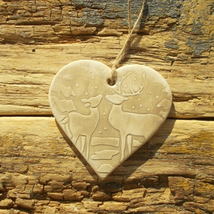 3 db Vintage akasztható dísz.  - karácsony - karácsonyi lakásdekoráció - karácsonyfadíszek - Meska.hu