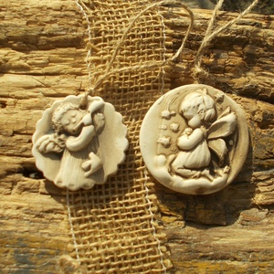 2 db Vintage karácsonyfadísz.  - Meska.hu