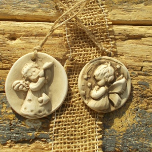 2 db Vintage karácsonyfadísz.  - Meska.hu