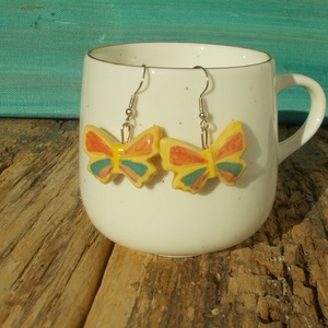 Pillangós fülbevaló - Meska.hu