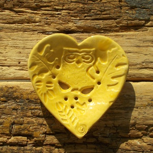 Bagoly az ágak között, Otthon & Életmód, Fürdőszoba, Szappantartó, Kerámia, MESKA