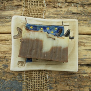 Szappantartó rénszarvassal - otthon & életmód - fürdőszoba - szappantartó - Meska.hu