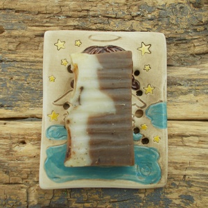 Angyalkás  szappantartó - otthon & életmód - fürdőszoba - szappantartó - Meska.hu