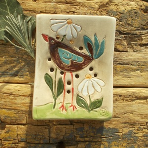 Madaras szappantartó - otthon & életmód - fürdőszoba - szappantartó - Meska.hu