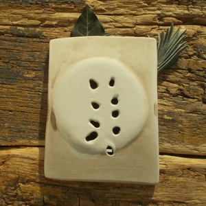 Levél mintás szappantartó - otthon & életmód - fürdőszoba - szappantartó - Meska.hu