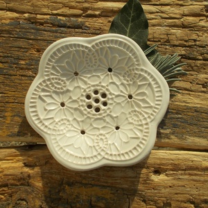 Tenyérnyi szappantartó - Meska.hu