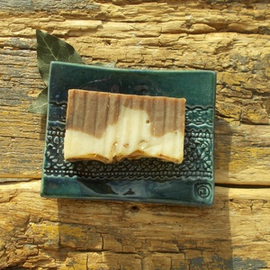 Kék szappantartó - otthon & életmód - fürdőszoba - szappantartó - Meska.hu