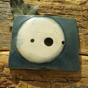 Kék szappantartó - otthon & életmód - fürdőszoba - szappantartó - Meska.hu