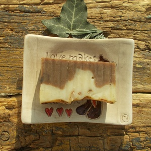  Szappantartó mackóval - otthon & életmód - fürdőszoba - szappantartó - Meska.hu