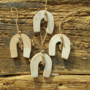 4 db Vintage karácsonyfadísz.  - karácsony - karácsonyi lakásdekoráció - karácsonyfadíszek - Meska.hu