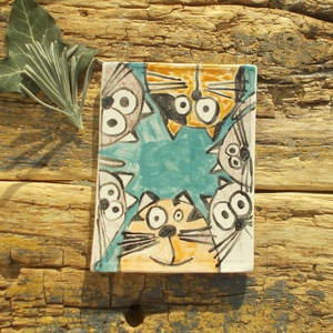 Cicák , falikép - otthon & életmód - dekoráció - kép & falikép - táblakép - Meska.hu