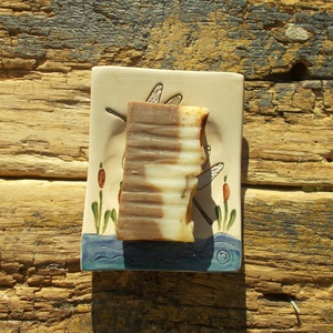 Szitakötős szappantartó - otthon & életmód - fürdőszoba - szappantartó - Meska.hu