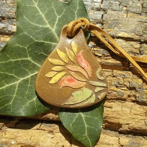 Virágos nyaklánc - ékszer - nyaklánc - medálos nyaklánc - Meska.hu