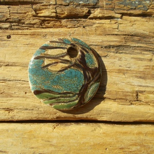 Telihold, MEDÁL, Ékszer, Nyaklánc, Medál, Ékszerkészítés, Kerámia, MESKA