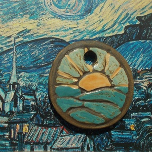 Felkelő nap, MEDÁL - ékszer - nyaklánc - medál - Meska.hu