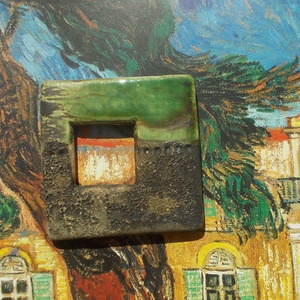 Zöld ,barna , MEDÁL - ékszer - nyaklánc - medál - Meska.hu