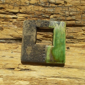 Zöld ,barna , MEDÁL - ékszer - nyaklánc - medál - Meska.hu