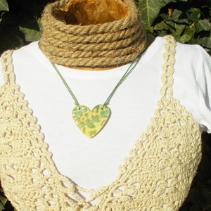 Virágos nyaklánc - ékszer - nyaklánc - medálos nyaklánc - Meska.hu