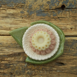 Kétrészes szappantartó - otthon & életmód - fürdőszoba - szappantartó - Meska.hu