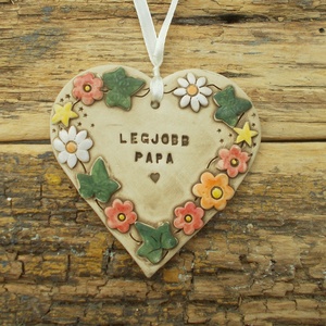 Legjobb papa, Otthon & Életmód, Dekoráció, Kép & Falikép, Táblakép, Kerámia, MESKA