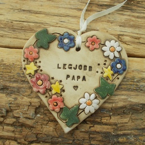 Legjobb papa, Otthon & Életmód, Dekoráció, Kép & Falikép, Táblakép, Kerámia, MESKA