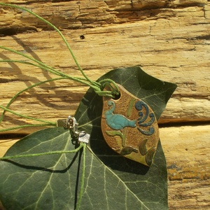 Nyaklánc madárral - ékszer - nyaklánc - medálos nyaklánc - Meska.hu