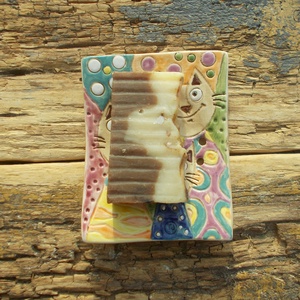 3 macsek :) - otthon & életmód - fürdőszoba - szappantartó - Meska.hu