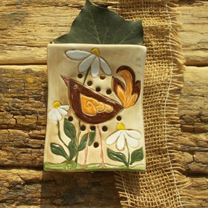 Madaras szappantartó - otthon & életmód - fürdőszoba - szappantartó - Meska.hu