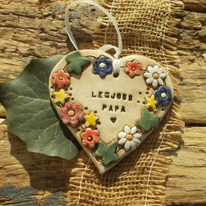 Legjobb papa - otthon & életmód - dekoráció - kép & falikép - táblakép - Meska.hu