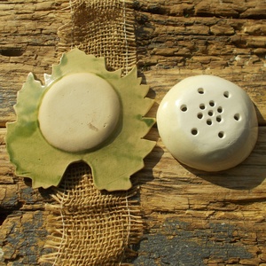 Kétrészes szappantartó - otthon & életmód - fürdőszoba - szappantartó - Meska.hu