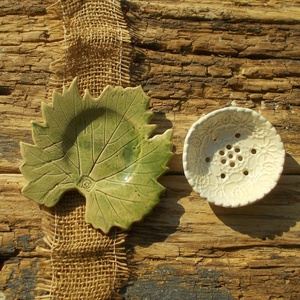 Kétrészes szappantartó - otthon & életmód - fürdőszoba - szappantartó - Meska.hu