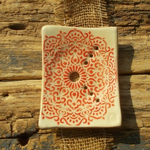 Antikolt  szappantartó, Otthon & Életmód, Fürdőszoba, Szappantartó, Kerámia, MESKA