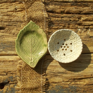 Kétrészes szappantartó - Meska.hu