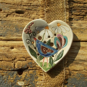 Madárkás szappantartó - otthon & életmód - fürdőszoba - szappantartó - Meska.hu