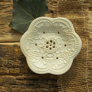 Tenyérnyi szappantartó - otthon & életmód - fürdőszoba - szappantartó - Meska.hu