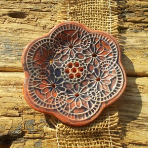 Tenyérnyi szappantartó - otthon & életmód - fürdőszoba - szappantartó - Meska.hu