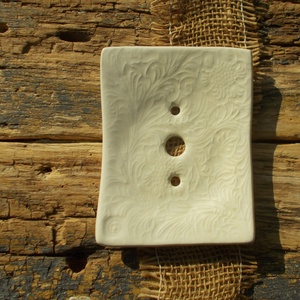 Fehér szappantartó - otthon & életmód - fürdőszoba - szappantartó - Meska.hu