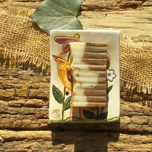 Madárkás szappantartó - otthon & életmód - fürdőszoba - szappantartó - Meska.hu