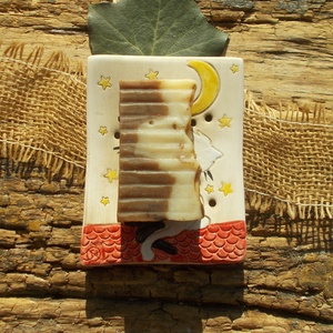 Cicák,  szappantartó - otthon & életmód - fürdőszoba - szappantartó - Meska.hu