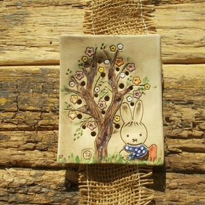 Nyuszis szappantartó - otthon & életmód - fürdőszoba - szappantartó - Meska.hu