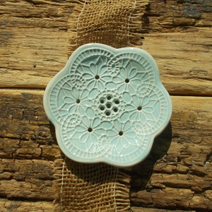 Tenyérnyi szappantartó, Otthon & Életmód, Fürdőszoba, Szappantartó, Kerámia, MESKA