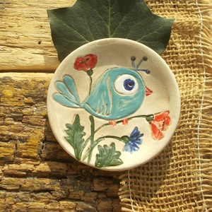 Madárkás  mécsestartó, Otthon & Életmód, Gyertya, illat, aroma, Mécses és mécsestartó, Kerámia, MESKA