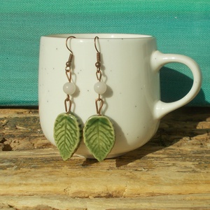 Antikolt fülbevaló - ékszer - fülbevaló - lógó fülbevaló - Meska.hu