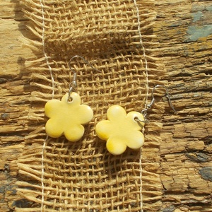 Virág fülbevaló - ékszer - fülbevaló - lógó fülbevaló - Meska.hu