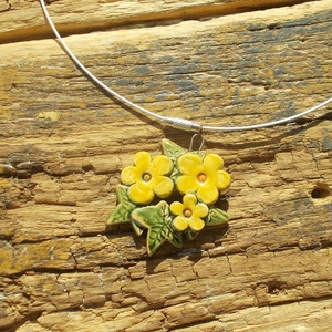 Virág nyaklánc  - ékszer - nyaklánc - medálos nyaklánc - Meska.hu