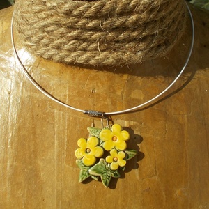 Virág nyaklánc  - ékszer - nyaklánc - medálos nyaklánc - Meska.hu