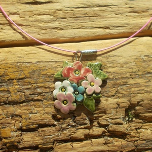 Virág nyaklánc  - ékszer - nyaklánc - medálos nyaklánc - Meska.hu